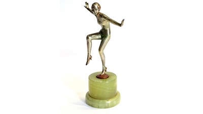 Lot 1060 - Josef Lorenzl, Austria: a dancer balanced on one leg