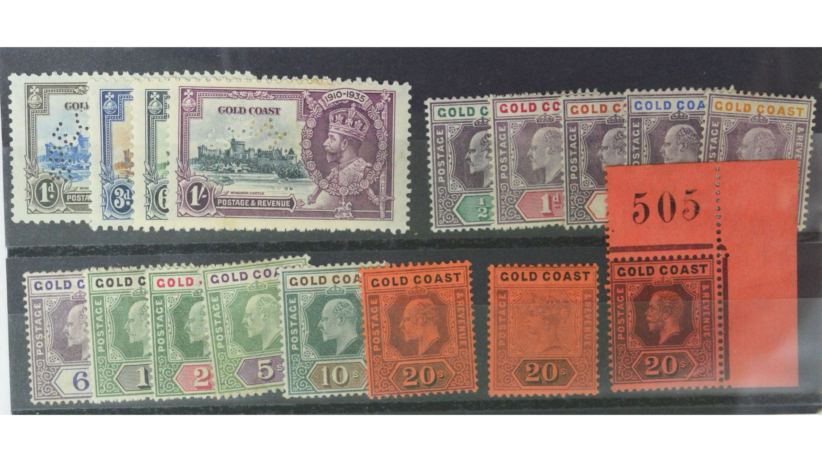 Lot 782 Gold Coast stamps