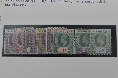 Lot 783 - Commonwealth stamps in URCH Holdings cards.