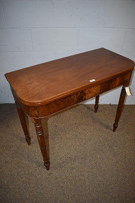 Lot 81 - A Victorian mahogany tea table.