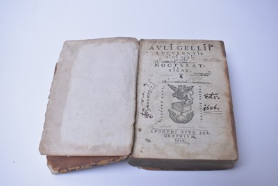 Lot 401 - Gelli (Avli), Noctes Atticae, 1539;  L’Art de Rendre Les Femmes Fidelles, 1783; and two others.