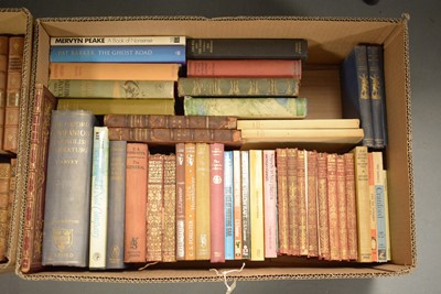 Lot 414 - A selection of hardback books, primarily literature, two boxes.