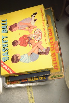 Lot 190 - A selection of vintage toys and board games.