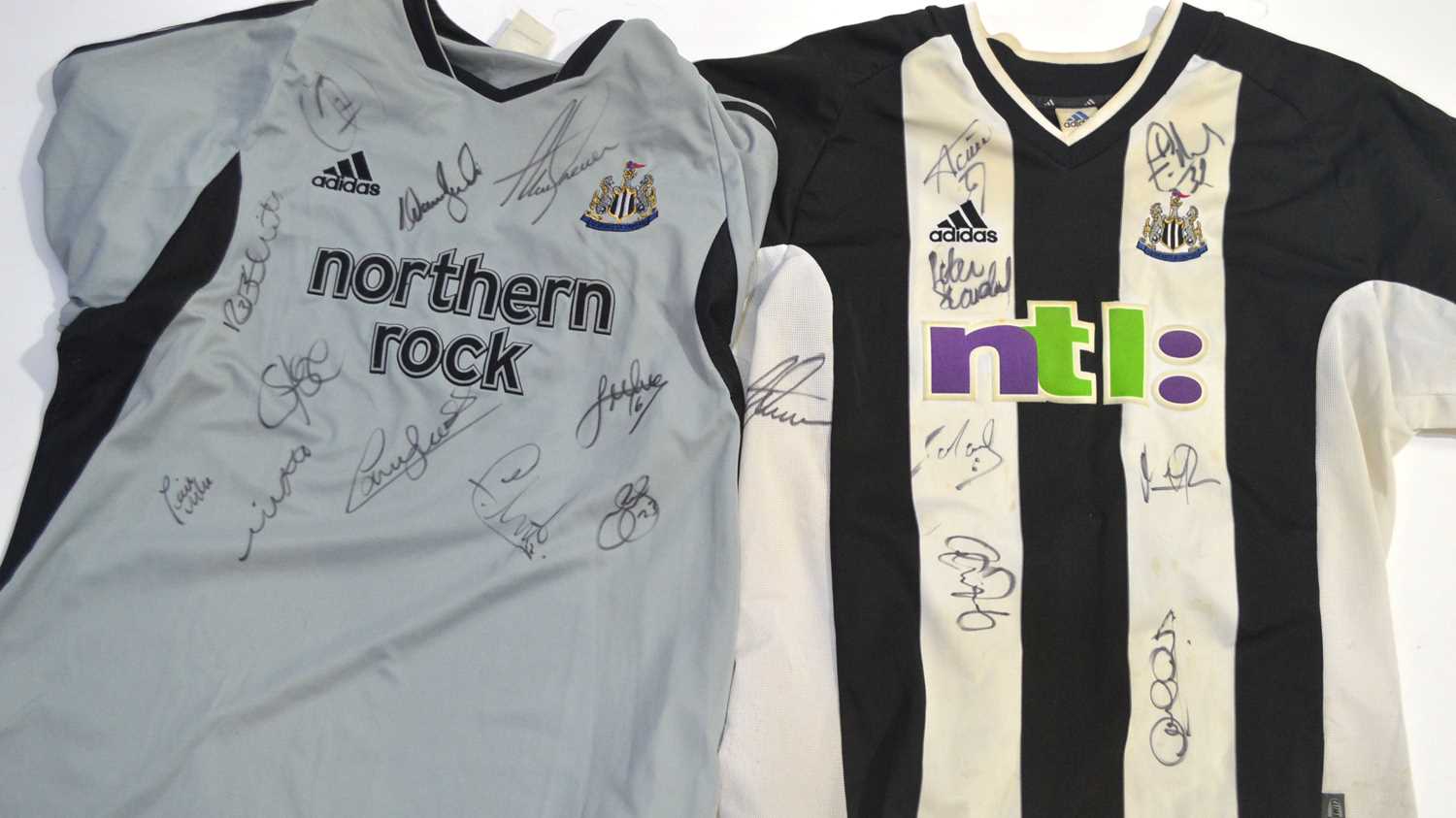Lot 704 - Two Newcastle United signed shirts