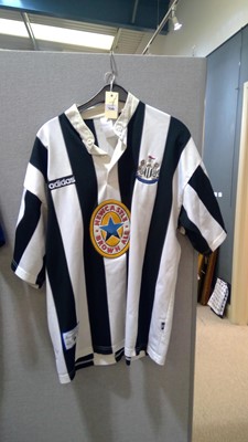 Lot 706 - A large selection of Newcastle United football shirts