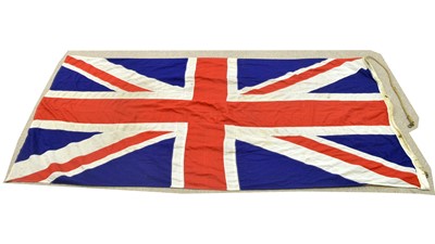Lot 681 - The Union Jack of the HMS NELSON