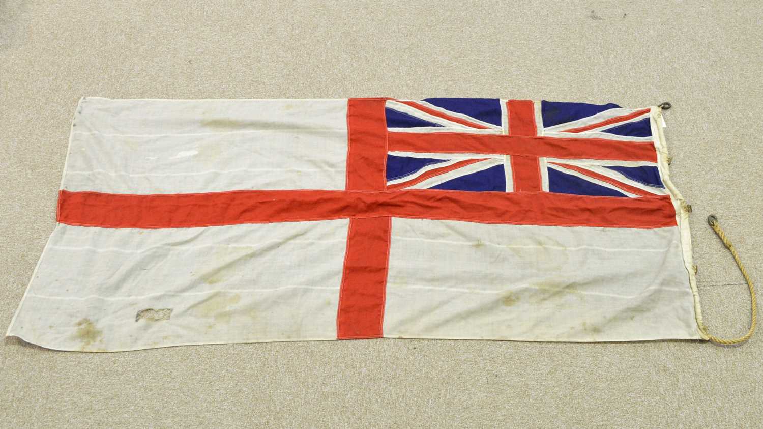 Lot 683 The Naval Ensign of HMS Vindex,