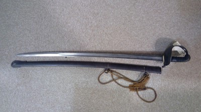 Lot 672 - A 19th Century Heavy Cavalry troopers sword