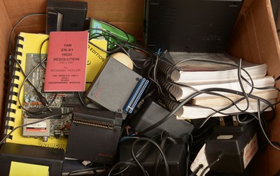 Lot 977 - Five Sinclair ZX81 computers; five power units; and others, some in working order.