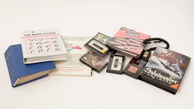 Lot 988 - Software cassettes for the BBC microcomputer; and other related manuals; etc.