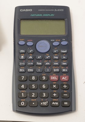 Lot 993 - Eight pocket calculator/computers, various.