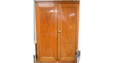 Lot 30a - 20th Century mahogany wardrobe