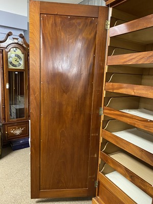 Lot 30 - 20th Century mahogany wardrobe