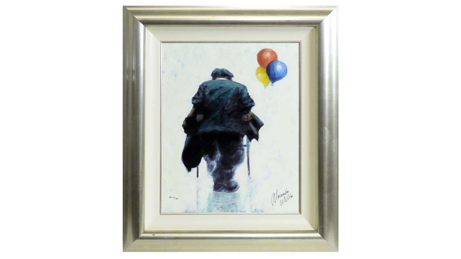Lot 534 - Alexander Millar - The Balloon Seller | limited edition hand-embellished giclee