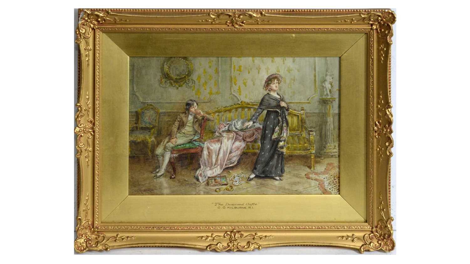 Lot 597 - George Goodwin Kilburne - The Despised Gifts | watercolour