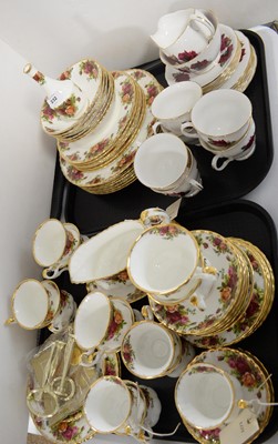 Lot 232 - A Royal Albert 'Old Country Roses' tea and dinner service.