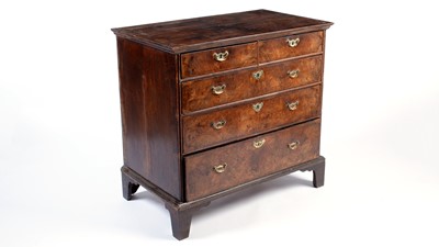 Lot 1116 - A George III mahogany chest.