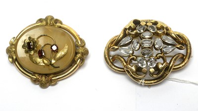Lot 138 - Two Victorian brooches.