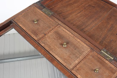 Lot 1124 - A George III mahogany gentleman's dressing table.