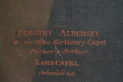 Lot 652 - Late 17th Century English School - Portrait of Dorothy Aldersey | oil