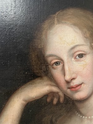 Lot 654 - Follower of Sir Peter Lely - Portrait of Dorothy Westrow | oil