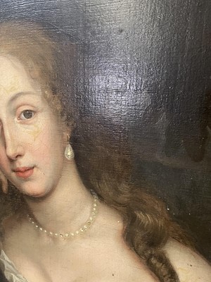 Lot 654 - Follower of Sir Peter Lely - Portrait of Dorothy Westrow | oil