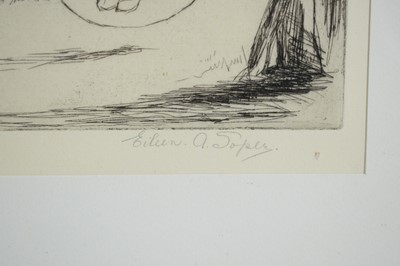 Lot 1034 - Eileen Alice Soper - Skipping | etching