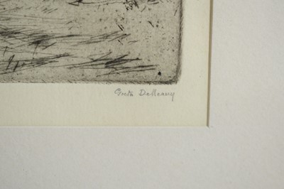 Lot 580 - Greta Delleany - Goats | etching