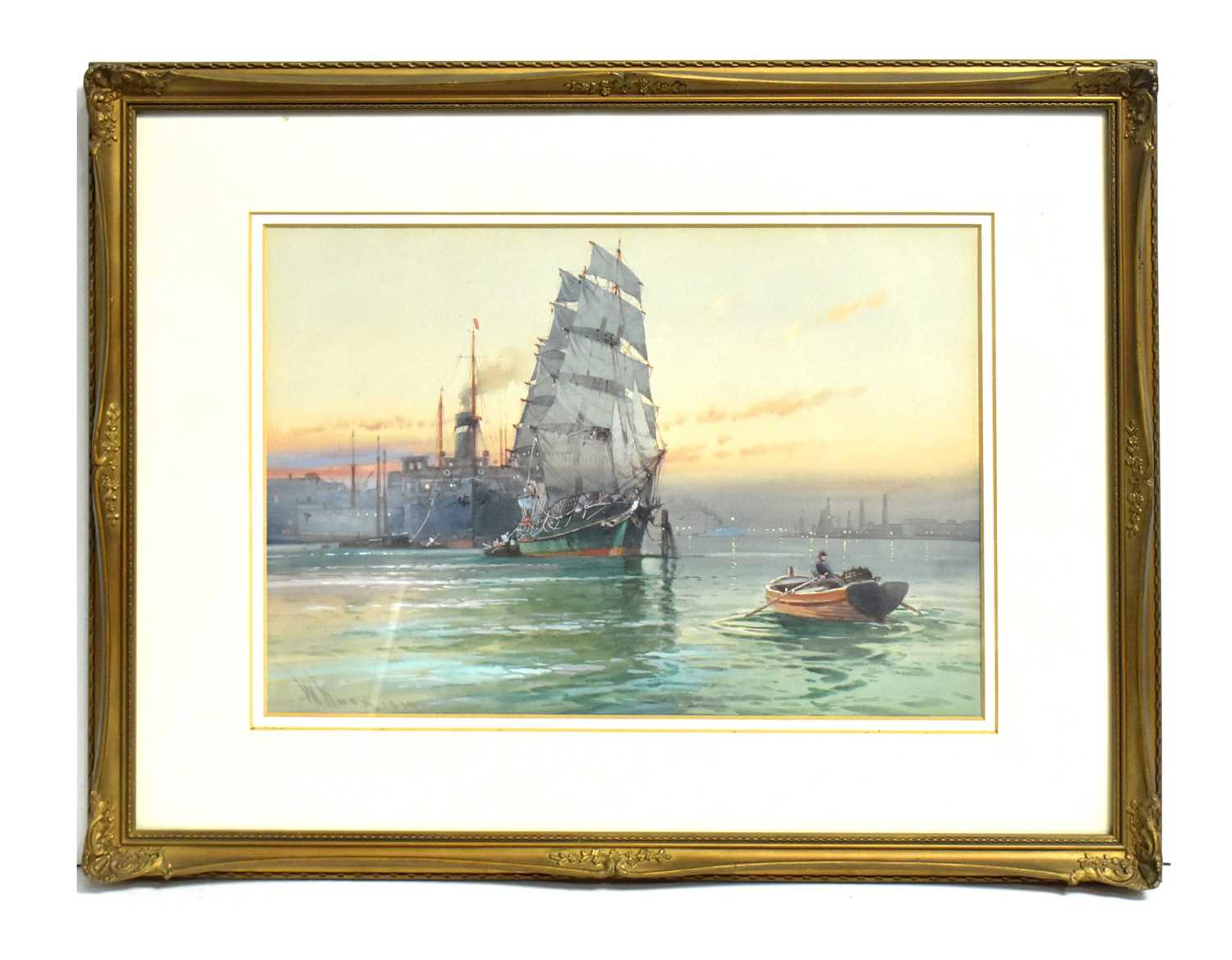 Lot 745 - William Knox - Great and Small in the Gloaming | watercolour
