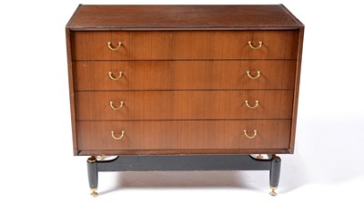 Lot 22 - E Gomme - G Plan Furniture - Librenza: a mid 20th Century tola wood chest of drawers