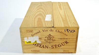 Lot 766 - Grand Vin du Chateau Phelan Segur, 2005, 12 bottles