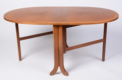 Lot 31 - Nathan - British modern design, a retro vintage teak wood extendable dining table and chairs.