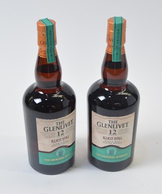 Lot 830 - The Glenlivet Single Malt Scotch Whisky, seven bottles