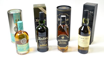 Lot 813 - Four bottles of Single Malt Scotch Whisky