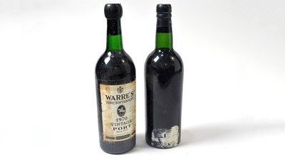Lot 770 - Two bottles of Warre's Vintage Port