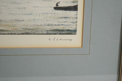 Lot 543 - After L. S. Lowry RBA RA - The Harbour | signed limited edition