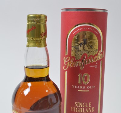 Lot 789 - Glenfarclas 10 years old, Glenfarclas single highland malt 8 year Glenfarclas pure malt scotch whisky 8 years old