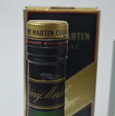 Lot 807 - Five bottles of cognac - Remy Martin, Hennessy, Courvoisier, Menuet & Hine