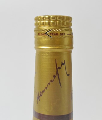 Lot 807 - Five bottles of cognac - Remy Martin, Hennessy, Courvoisier, Menuet & Hine