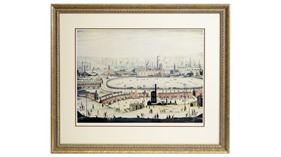 Lot 546 - After L. S. Lowry RBA RA - The Pond | signed limited edition