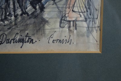 Lot 968 - Norman Cornish - Sketches in Darlington | watercolour and ink