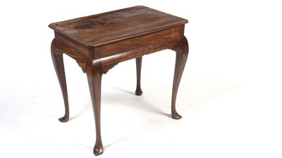 Lot 1114 - A mid 18th Century mahogany side table.