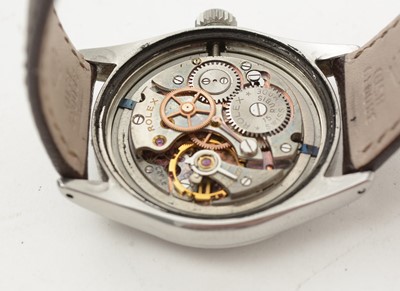 Lot 601 - Rolex Oyster: a steel-cased manual wind wristwatch
