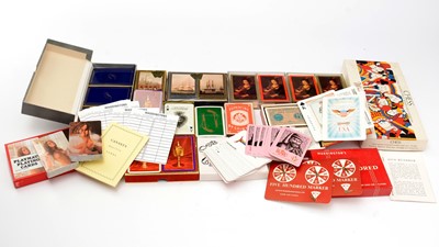 Lot 89A - A collection of playing cards and related ephemera