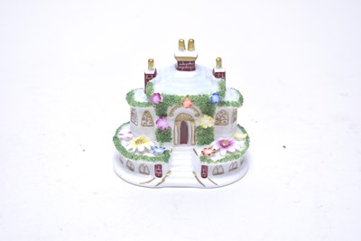 Lot 412 - Selection of paperweights by Royal Crown Derby; and a Coalport 'Keepers Cottage'.