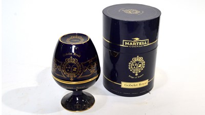 Lot 773 - Martell Cognac Globelet Royal, one decanter by Haviland of Limoges