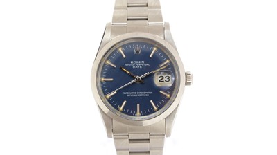 Lot 429 - Rolex Oyster Perpetual Date: a steel-cased automatic wristwatch