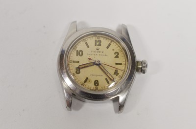 Lot 430 - Rolex Oyster Royal Precision: a steel-cased manual wind wristwatch