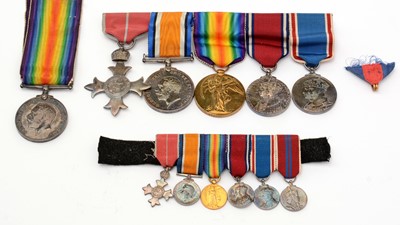 Lot 207 - A First World War and other medal group