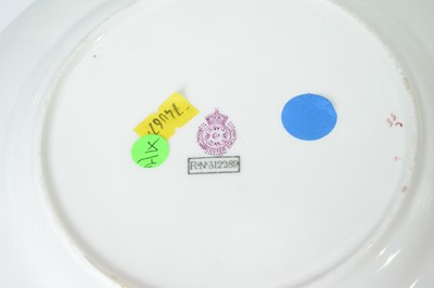 Lot 904 - Royal Worcester fruit painted plate by Roberts